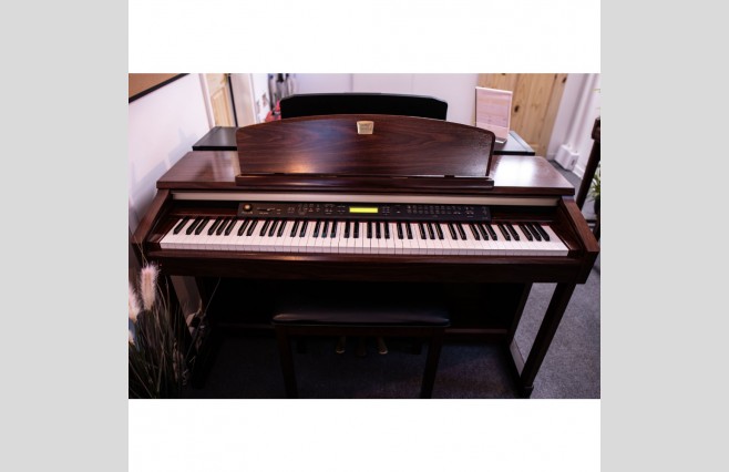 Used Yamaha CLP150 Satin Mahogany Digital Piano Complete Package (SN:609048) - Image 1